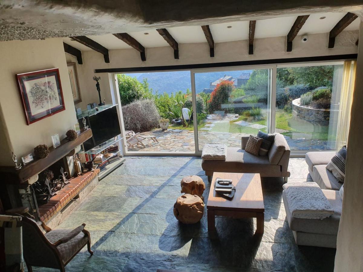 Maison De Charme Avec Piscine Et Vue Exceptionnelle Scolca Exterior photo