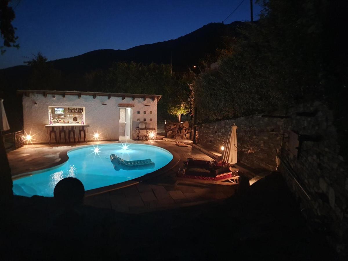 Maison De Charme Avec Piscine Et Vue Exceptionnelle Scolca Exterior photo
